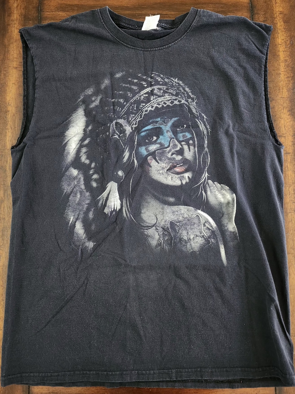 Fruit of the Loom Black Tee with Multicolor Fruit Graphic